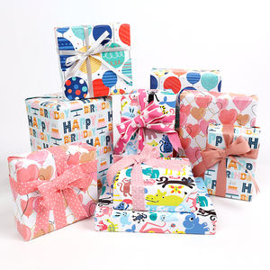 Papier de soie coloré pour emballage de cadeau d'anniversaire Designs amusants pour des célébrations mémorables - Product Image 1