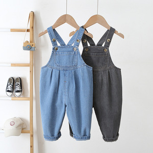 Hongbo Vêtements Bébé Jeans Été Nouveau-né Tout-petit Garçons Filles Grenouillère Salopette <span class=keywords><strong>Combinaison</strong></span> Shorts Denim Doux Coton Bébé - Product Image 3