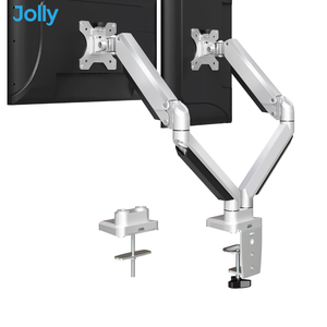 Support d'écran double en aluminium pour <span class=keywords><strong>ordinateur</strong></span>, 17-32 pouces - Product Image 1