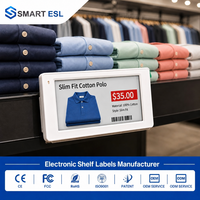 LEEKA ESL - Etiqueta Electrónica Inteligente Inalámbrica y Ecológica con Pantalla de Tinta Electrónica de Larga Duración para Tiendas de Ropa