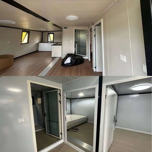 บ้านคอนเทนเนอร์แบบถอดประกอบได้ ขนาดพื้นที่ใช้สอย 6530 มม. x 2140 มม. ดีไซน์อุตสาหกรรม สำหรับหอพักไซต์ก่อสร้าง - Product Image 2