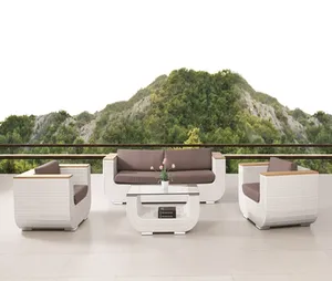 High quality resin rattan wicker outdoor patio furniture garden sofa set