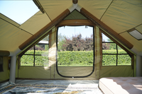 Tente de camping gonflable en PVC imperméable et coupe-vent de luxe, vente chaude, ouverture automatique rapide, >3000 mm, utilisation trois/quatre saisons