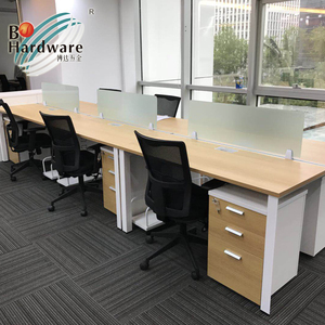 Nội Thất Văn Phòng Thời Trang Hiện Đại Bàn Làm Việc Khung Kim Loại Bằng Thép - Product Image 4