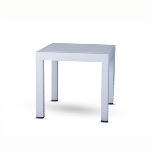 Mesa de Centro Cuadrada de Ratán Natural Tejida a Mano con Estante, Diseño Simple y Elegante para Sala de Estar, Oficina en Casa, Decoración del Centro de la Sala - Product Image 1
