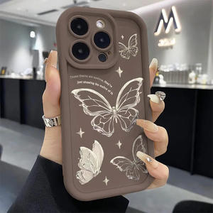 <span class=keywords><strong>Coque</strong></span> de téléphone antichoc en TPU à motif papillon avec protection d'objectif pour <span class=keywords><strong>iPhone</strong></span> 17 16 15 14 13 <span class=keywords><strong>12</strong></span> 11 Pro Max Modèle XR - Product Image 4