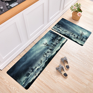 Tappeto da Cucina in Velluto di Cristallo con Motivo Natalizio a Renna e Stelle, Assorbente e Componibile - Product Image 6