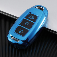 Coque de protection pour clé de voiture en TPU souple de qualité supérieure pour Hyundai IX25 IX35 MISTRA Elantra Tucson Sonata VERNA LAFESTA porte-clés porte-clés sac
