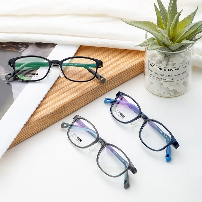 China Manufacturer Wholesale High Quality Kids Optical Frame Eyeglasses New Style PPSU Children's Glasses Eyewear Frames
