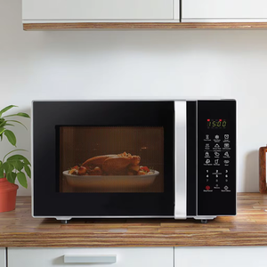 Horno Microondas de Encimera de Acero Inoxidable de Alta Calidad, 25L, 240V/50HZ, Control Digital, con Bloqueo para Niños, Fácil de Usar - Product Image 5