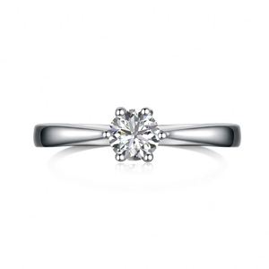 Bague de mariage Dylam Zircon, bagues de fiançailles simplistes, diamant Moissanite, vintage, éthique, meilleures entreprises de bagues, moitié prix - Product Image 1