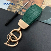 Porte-clés voiture en cuir avec logo en métal pour BMW Mercedes VW Audi Toyota Honda Lexus Hyundai Kia Ford porte-clés accessoires anti-perte