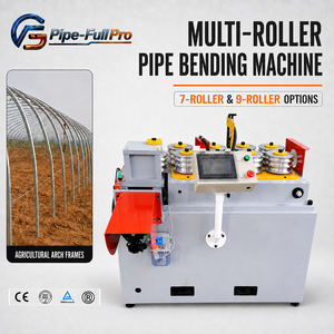 Machine à cintrer les tubes multi-rouleaux pour des arches de tubes ronds cohérentes dans les projets de serres commerciales pour légumes - Product Image 1