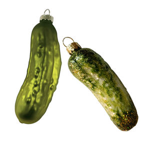 Vendita calda personalizzato piccolo colorato dipinto a mano in vetro soffiato gatto sirena pesce albero di natale appeso decor ornamenti set - Product Image 4