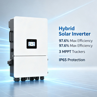 Convertisseur solaire hybride triphasé IP65 20kw 15kw 12kw 10kw 8kw 6kw Convertisseur solaire hybride IP65 Convertisseur PV 48v