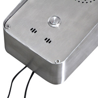Intercomunicador de Emergencia Resistente y Robusto, Manos Libres, Montado en Pared, para Comunicación en Cuartos Limpios, Modelo JWAT412