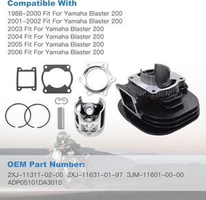 ATV Yamaha <span class=keywords><strong>Blaster</strong></span> <span class=keywords><strong>200</strong></span> YFS200 Kit d'assemblage de <span class=keywords><strong>piston</strong></span> de <span class=keywords><strong>cylindre</strong></span> pour 1998-2006 Kit de joints de segment de <span class=keywords><strong>piston</strong></span> de <span class=keywords><strong>cylindre</strong></span> - Product Image 5