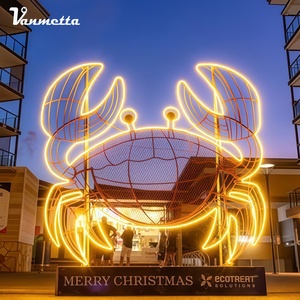 Luz LED Decorativa con Motivo de Ballena y Faro, para Proyectos Grandes, Decoración Oceánica, Festividades, Calles Comerciales, Protección Ambiental - Product Image 2