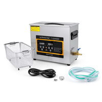 Nettoyeur à ultrasons professionnel 6L pour outils de réparation de montres, machine de nettoyage de précision haute fréquence ODM pour distributeurs de montres