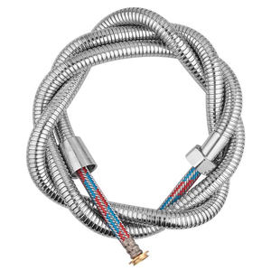 Tuyau de <span class=keywords><strong>douche</strong></span> <span class=keywords><strong>flexible</strong></span> anti-emmêlement, ajustement universel, en acier inoxydable - Product Image 2