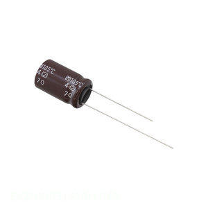 ตัวเก็บประจุแบบรูทะลุ EKZN101ELL820MJ16S รุ่นดั้งเดิม  82uF 20% 100V แบบขาเสียบเรเดียล - Product Image 1