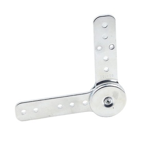 Herrajes modernos de acero con bisagra plana para muebles, para ajuste de respaldo y reposabrazos de sofá, accesorios de reposacabezas de reloj completamente cerrados, 35mm - Product Image 3