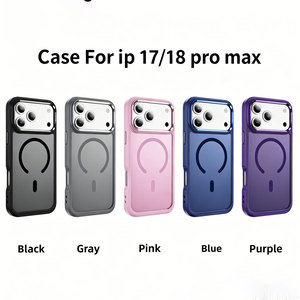 Funda Protectora para Teléfono con Protección de Cámara de Metal Anti-Impresiones Digitales y Anti-Golpes con Acabado Mate para iPhone 18 17 16 15 Pro Max de Fábrica de Guangzhou - Product Image 1