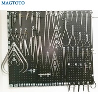 Étrier à ressort intérieur et extérieur, jambe plate, avec raccords en cuivre