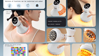 2026 Elektrische Meridian-Bürste Mini Tragbares Gua Sha Gerät Heizendes Vibrierendes Massagegerät für Zuhause Ganzkörper-Schröpfgerät