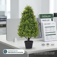 OH ARTS Künstliche Buchsbaum-Topiary-Bäume 3FT UV-Beständige Künstliche Kegelbäume für Außenbereich Veranda & Innenbereich Heim Büro Dekoration
