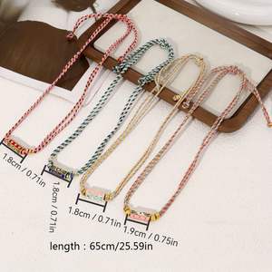 Chaînes en acier inoxydable dorées à la mode pour femmes, pendentif amour, style unisexe, bijoux plaqués or - Product Image 4