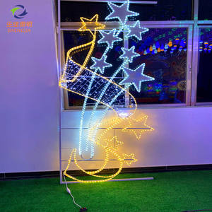 Luci Decorative Natalizie da Esterno a LED IP65 Marca ShengJia, Illuminazione Stradale 2D per Festival, Prezzo all'Ingrosso - Product Image 2