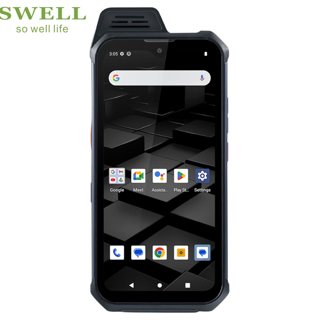 MIL-STD-810G IP68 Quick Charge M6 Earphone NFC Fingerprint SOS PTT Rugged Handheld Android13 PDA