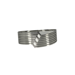 Brazalete de Moda en Acero Inoxidable 316L con Baño de Oro PVD, Diseño Sostenible y Resistente - Product Image 1