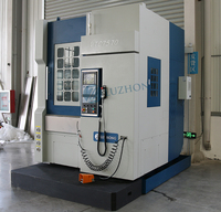 Tour CNC vertical robuste avec système GSK, machine de tournage CNC verticale VTC7570 avec tourelle taïwanaise