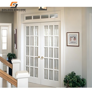 GS Modern Interior Glass <b>Swing</b> Door Aluminum <b>Frame</b> for Villa - Product Image 3