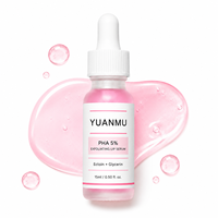Traitement hydratant pour les lèvres de nuit, sérum exfoliant pour les lèvres à l'acide hyaluronique PHA, pour les lèvres sèches et rugueuses, hydratation quotidienne, douceur
