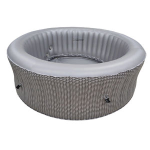 <span class=keywords><strong>Spa</strong></span> <span class=keywords><strong>gonflable</strong></span> rond durable avec <span class=keywords><strong>couverture</strong></span>, bain à bulles portable pour extérieur, piscine de massage pour la maison et le jardin - Product Image 4
