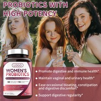 Souches de probiotiques avec prébiotiques pour la santé digestive, vaginale et immunitaire – Probiotiques pour femmes, fibres probiotiques pour le poids vaginal