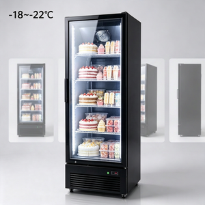 Congélateur vertical commercial ZD, sans givre, refroidissement par air, -22 degrés Celsius, vente <span class=keywords><strong>en</strong></span> gros OEM pour les magasins de détail - Product Image 1