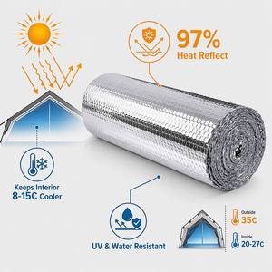 <span class=keywords><strong>Aislamiento</strong></span> Térmico Ecológico de Lámina de Aluminio con Núcleo de Burbujas de PE para Techos de Casas Contenedor - Product Image 3