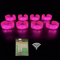 Réutilisation USB charge LED Bracelet batterie Rechargeable Radio contrôleur Mini LED Bracelet personnalisé