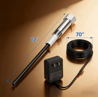Anode en titane revêtue d'oxyde d'iridium MMO pour réservoir de chauffe-eau, protection cathodique, pièces de rechange antirouille