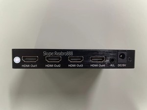 4K 60hz H-D-M-I 切换分配器 2x4 3.5mm 音频提取器 视频转换器 双电视 2 3 或 4 显示屏 - Product Image 4