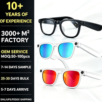 Nouvelles Lunettes Intelligentes IA de Haute Qualité avec Activation Vocale, Traduction Intelligente, Caméra 12MP, Appel IPX-5