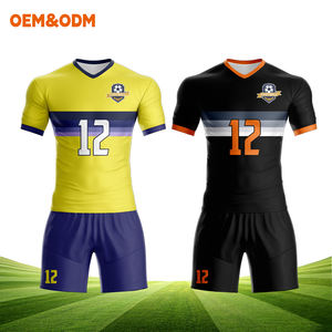 Ropa de fútbol Unisex 2024, camisetas de entrenamiento para adultos personalizables, sublimación, malla transpirable, poliéster, uniforme de fútbol <span class=keywords><strong>barato</strong></span> de París - Product Image 1