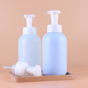 HDPE PCR Recycled Body Wash Dispenser Hand Sanitizer Pump Empty Foam Soap Dispenser Bottle