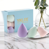 Cajas de Empaque para Esponjas de Maquillaje con Logotipo Personalizado, Caja de Empaque para Kit de Esponjas de Maquillaje, Caja de Papel para Set de Esponjas de Maquillaje