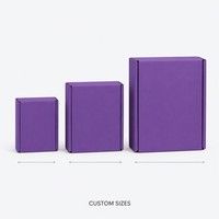 Boîtes d'expédition en carton ondulé personnalisées, cartons d'expédition E Flute, 6 designs imprimés, vente en gros, fabricant OEM