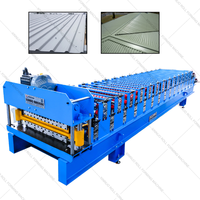Machine de formage de rouleaux à double couche, feuille de toiture en acier ondulé